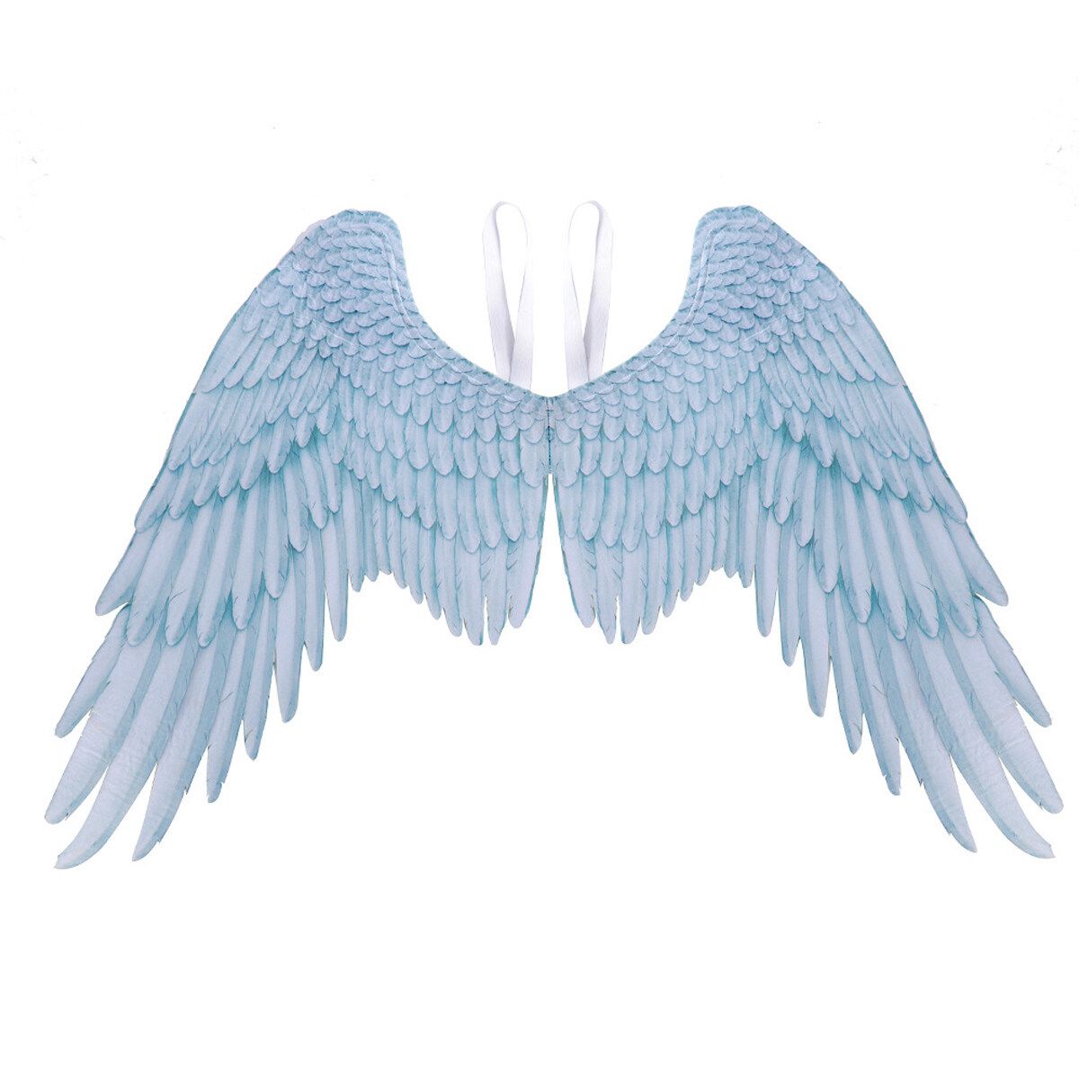 Angel Demon Wings Halloween Mardi Gras Cosplay Pretend Play Dress Up Costume For Men Women Child White