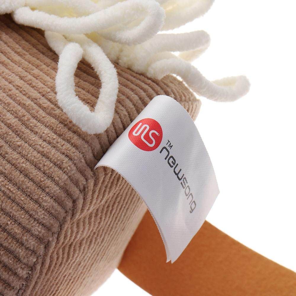 MoFun Happy Horse Parent-Child Interactive Riding Toys Emotional Companion Plush Toy For Children Khaki (Khaki)