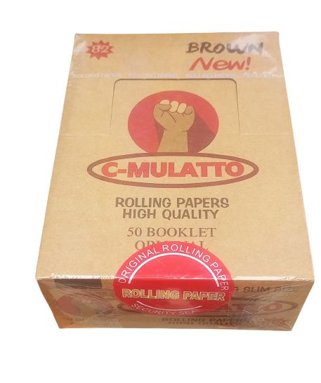 Box Of C-Mullato King Size Raw Rolling Paper