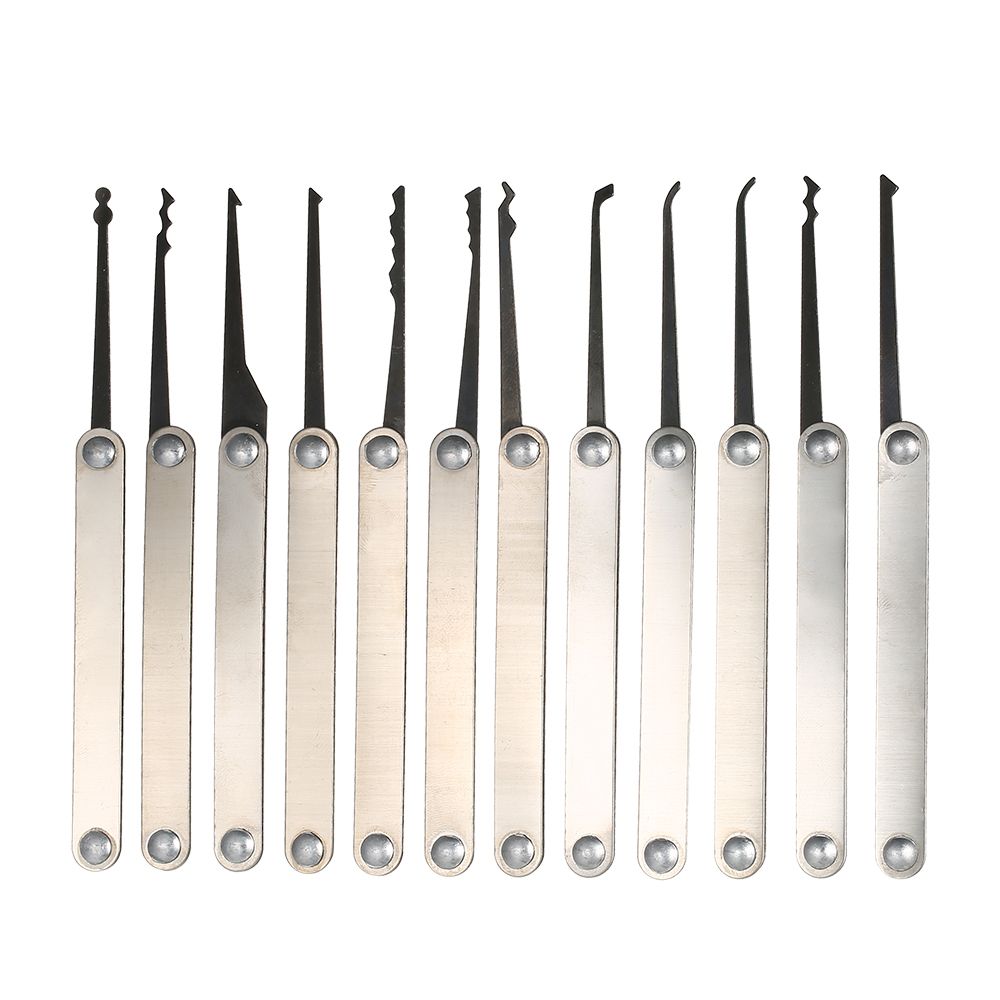 15pcs Lock Picking Set Kit Tool With Transparent Practice-
