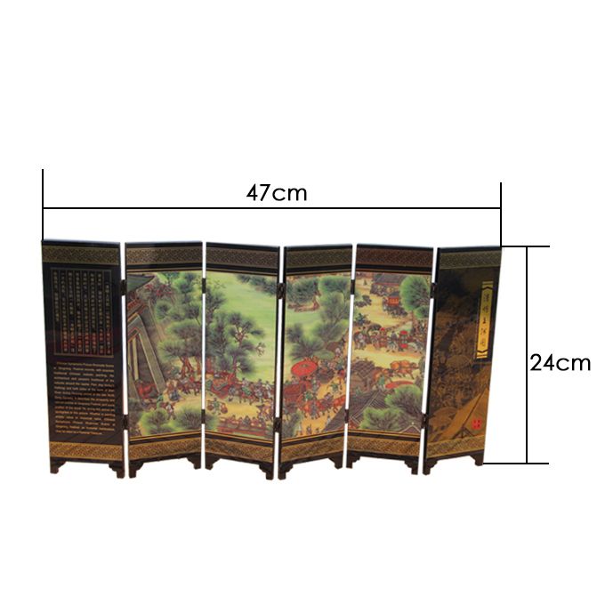 Chinese Classical Screen Decoration, River On The Qingming Festival, Chinese Folk Crafts, One Of China's Intangible Cultural Heritage, Suitable For Office Or Home Decoration, Gift Giving