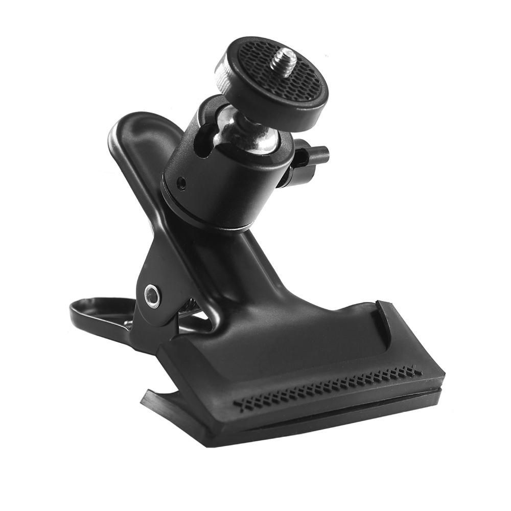 Multifunctional Photography Metal Camera Clamp with Rotatable Ball Head for Cameras Lighting Lamps