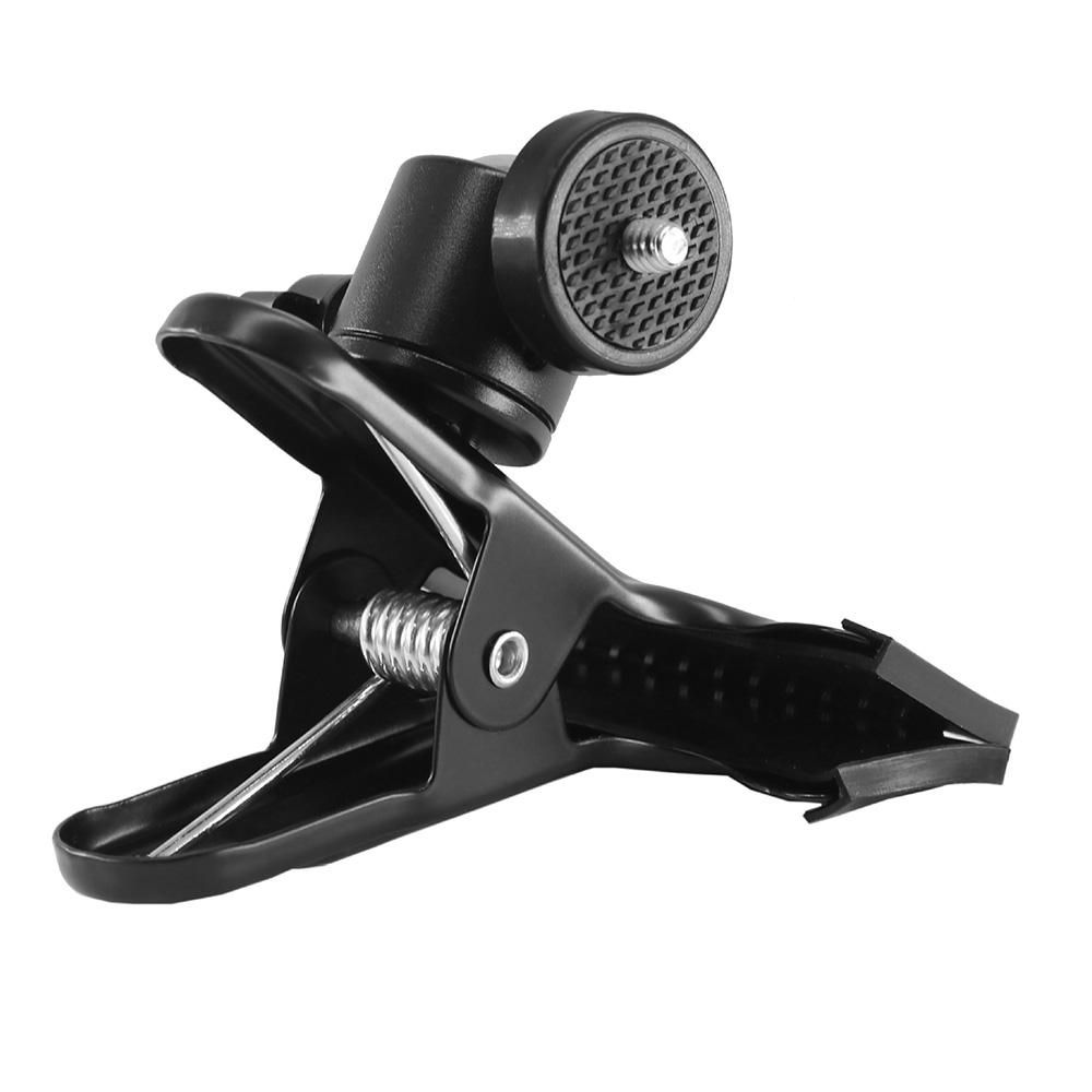 Multifunctional Photography Metal Camera Clamp with Rotatable Ball Head for Cameras Lighting Lamps