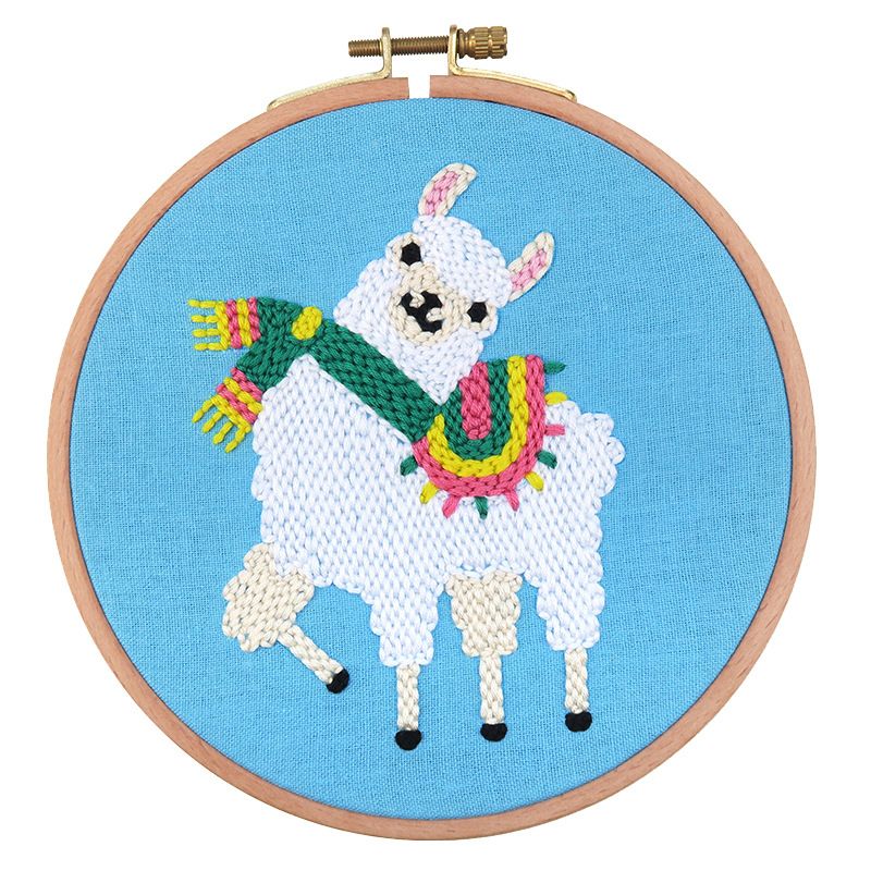 Handmade Poke Punch Needle Embroidery Kits