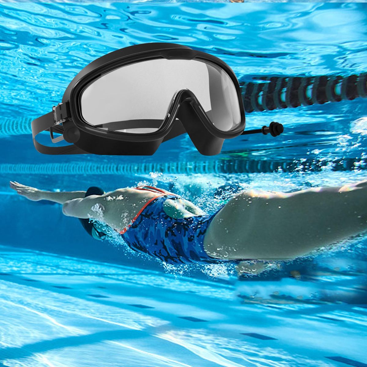 Swimming Goggles Swim Glasses Diving  Bagged