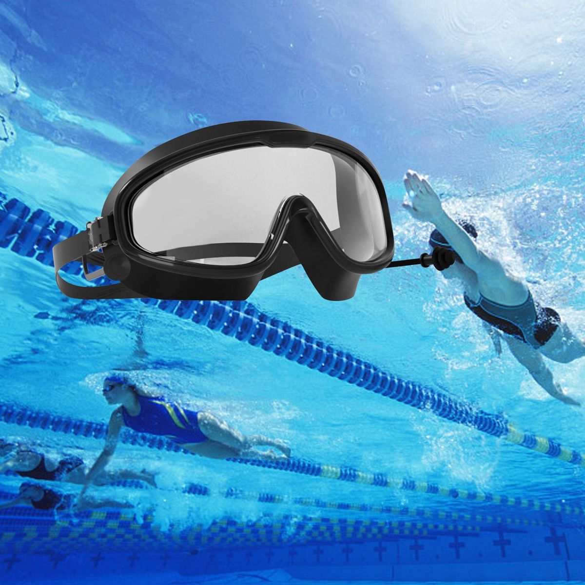 Swimming Goggles Swim Glasses Diving  Bagged