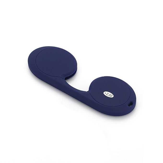 Frameless Presbyopia Gl Es Portable Soft Sili One Nose  Lip Presbyopia Gl Es  Lip Nose Reading Presbyopia Gl Es-Blue-200°