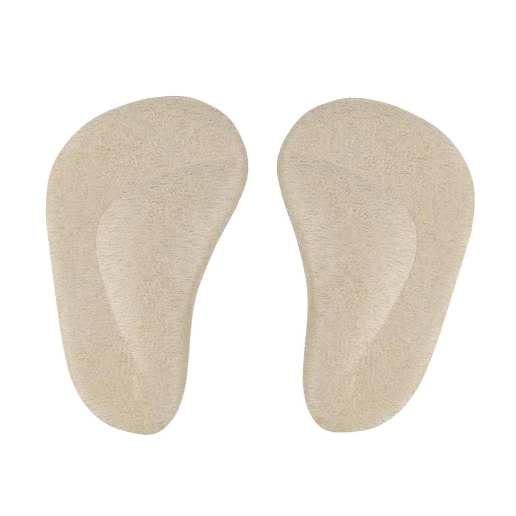 1 Pair Women Men Silicone  Arch Support Insoles High Heel Inserts