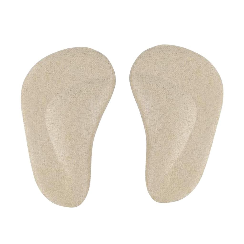 1 Pair Women Men Silicone  Arch Support Insoles High Heel Inserts