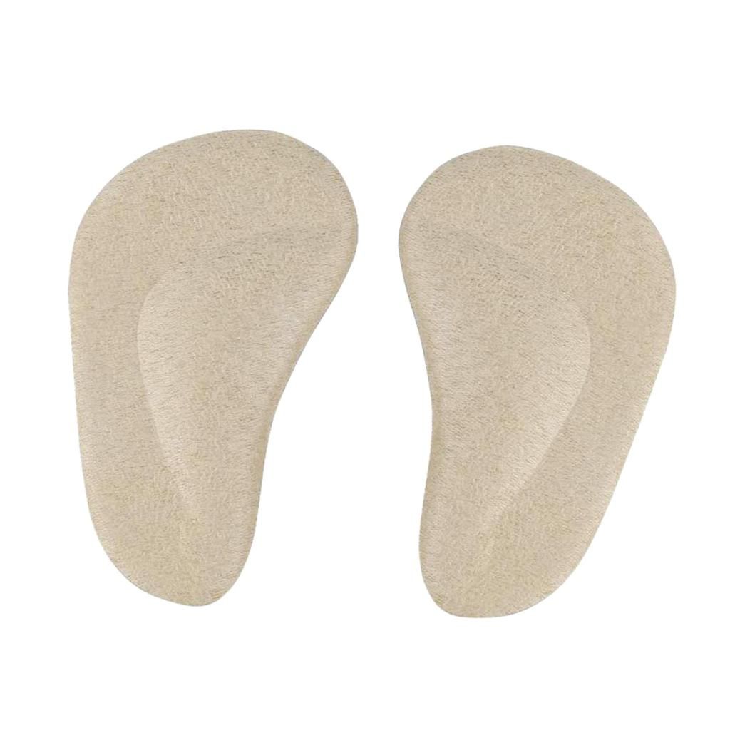 1 Pair Women Men Silicone  Arch Support Insoles High Heel Inserts