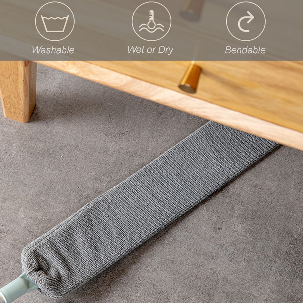 Microfiber Dust Brush Gap Dust Cleaning Artifact Washable