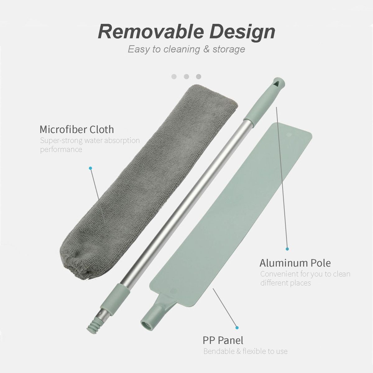 Microfiber Dust Brush Gap Dust Cleaning Artifact Washable