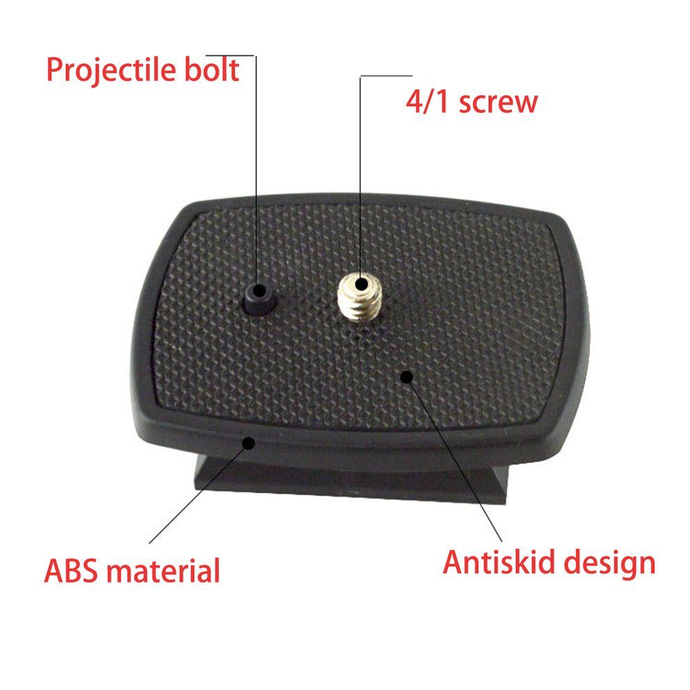 690Tripod Plate Screw Adapter Tripod Monopods Camera Quick Release Black