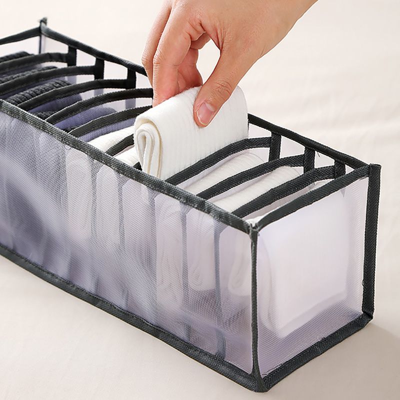6/711/ Grids Wardrobe Organizer Underwear Storage Box