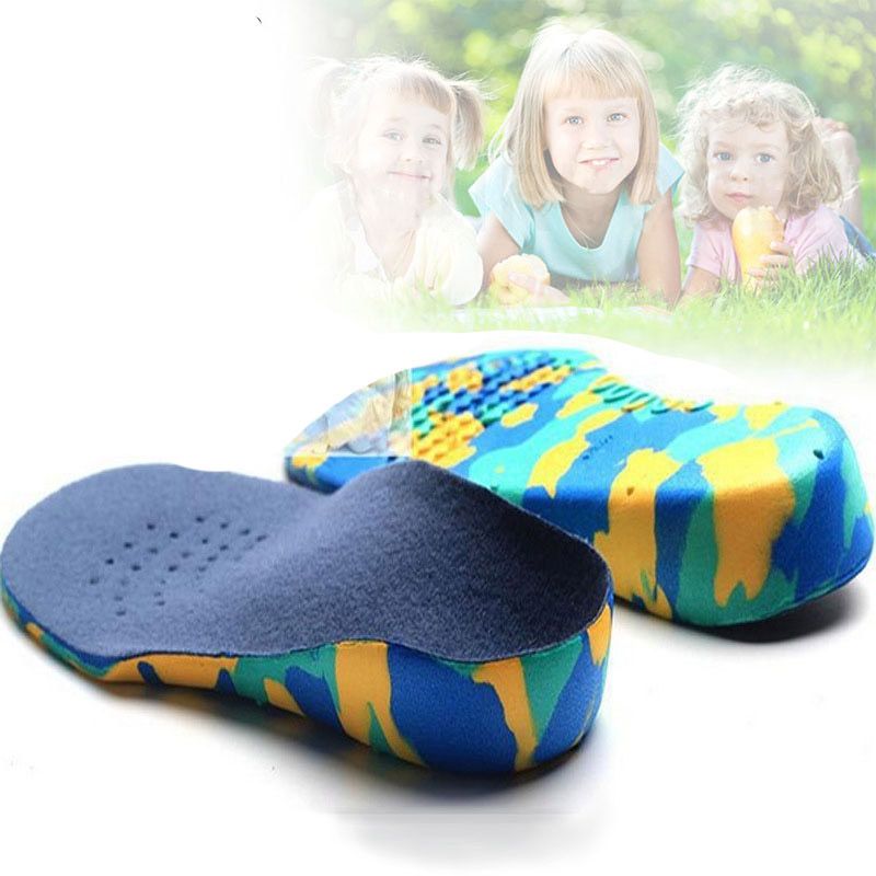 Kids Children Orthotics Insoles Correction Care Tool For Kid Flat Foot Arch Support Orthopedic Insole Soles Sport Shoes Pads