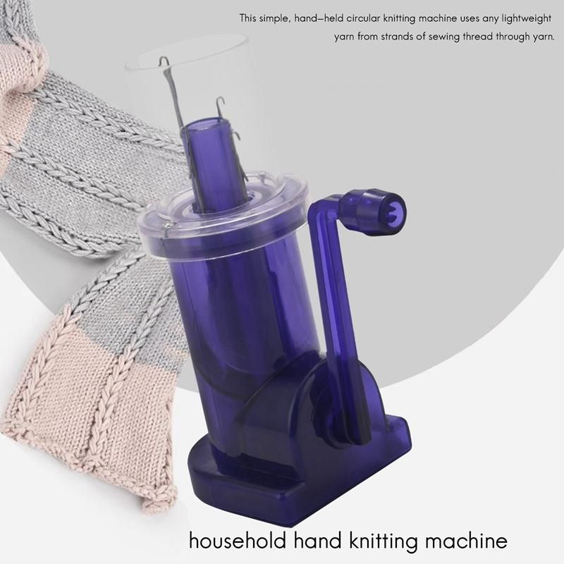 Hand-operated Embellish-Knit Knitting Machine Spool Knitter Embellish Craft Bracelet Weave Tool