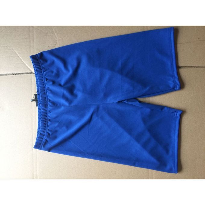 Fashion Front Slit Men Swimming Shorts Swimwear Quick Drying Swimming Trunks-Sky Blue-XXXL