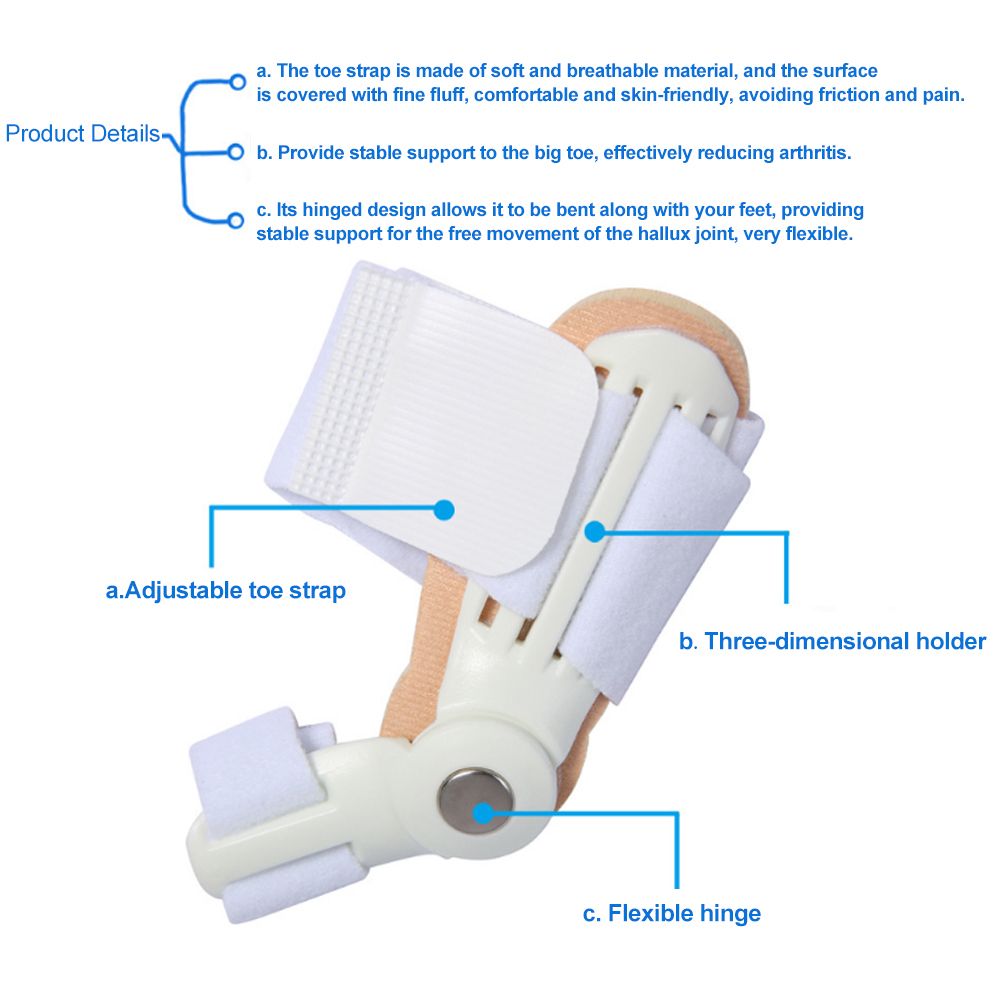 Bunion Corrector Toe Separator Hallux Valgus Straightener