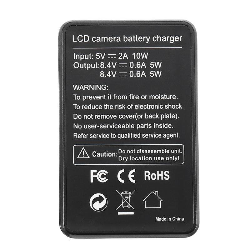 DUAL USB NP-FW50 NP FW50 NPFW50 LCD Charger For Sony NEX-3 NEX-3N