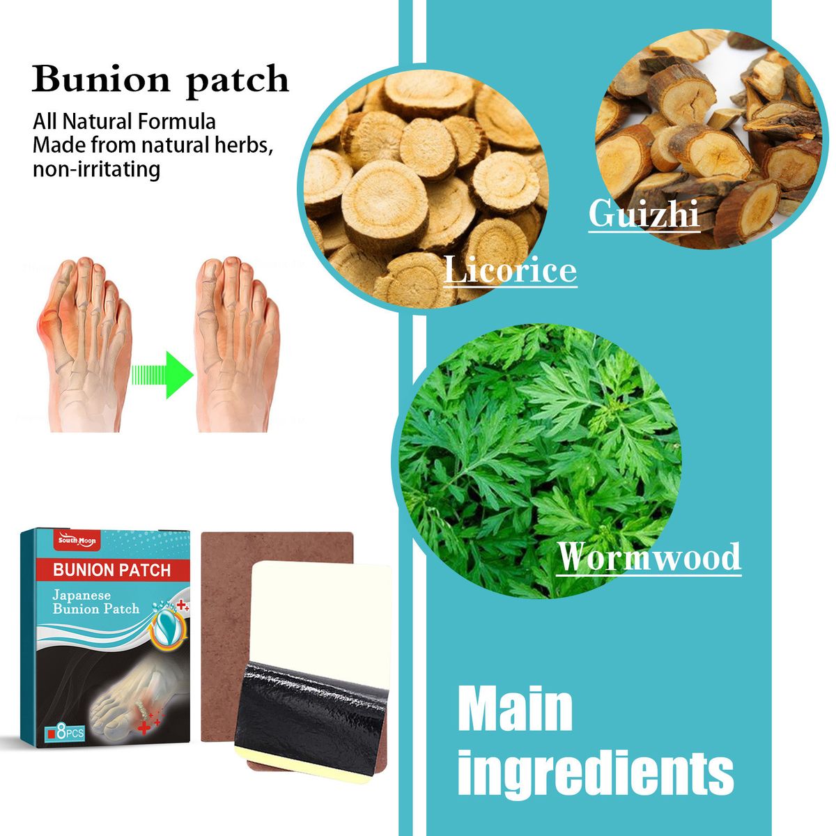 8PCS Bunion Patch Relief Bunion Swelling Pain