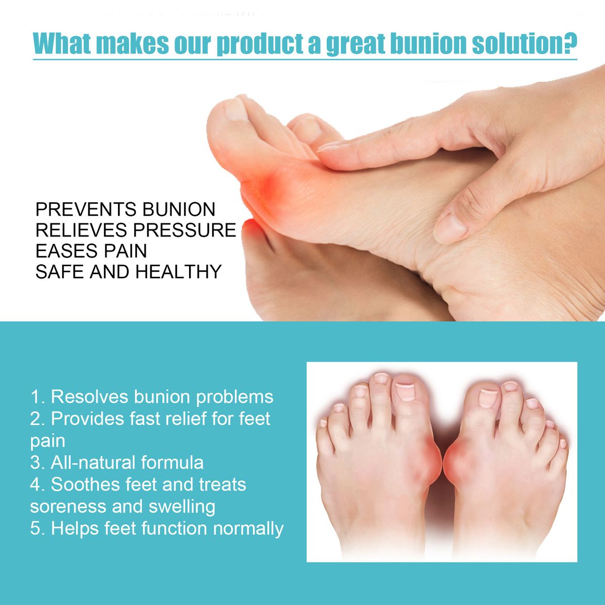 8PCS Bunion Patch Relief Bunion Swelling Pain