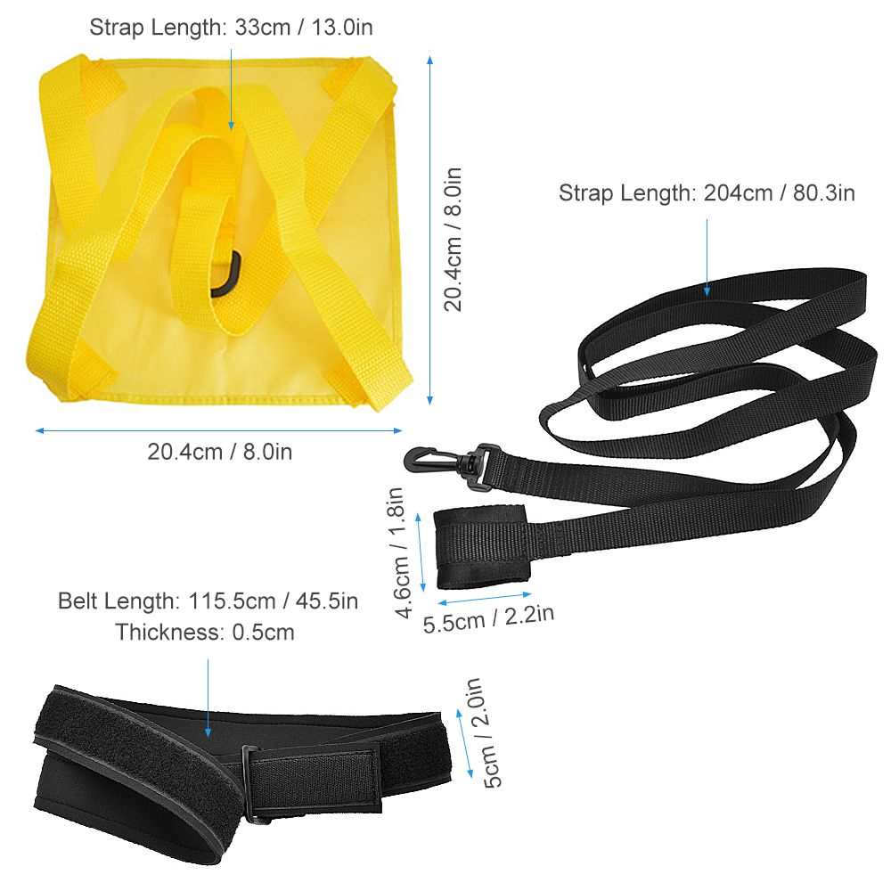 Adults/Kids Swim Training Resistance Belt Swimming Strength