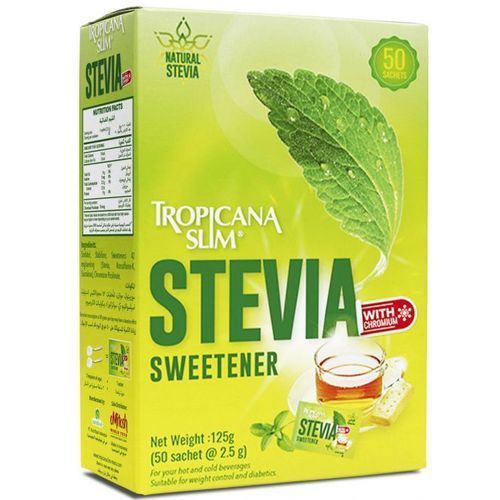 Natural Stevia Sweetener - 50 Satchets