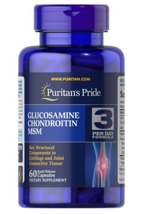 Double Strength Glucosamine, Chondroitin & MSM - 60 Caplets
