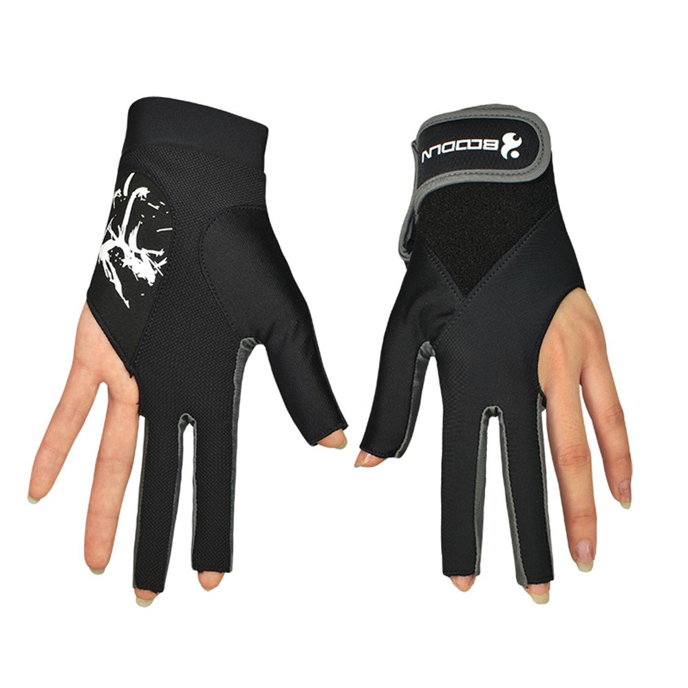 1 PCS Pool Cue Gloves Billiard Three Cut Gloves Left Hands