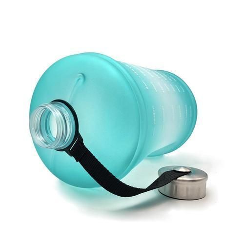 110oz 1 Gallon BPA Free Plastic Big Drink Water Bottle Jug Gourd For Travel Sports Fitness GYM Gradient Water Cup Waterbottle