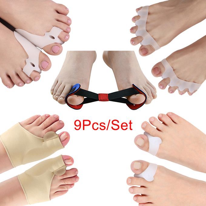 9Pcs/Set Bunion Corrector Big Toe Separators Straightener