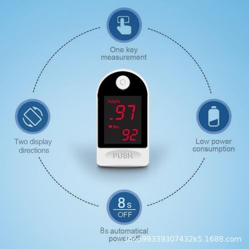 Digital Fingertip Pulse Oximeter LED Display Blood Oxygen