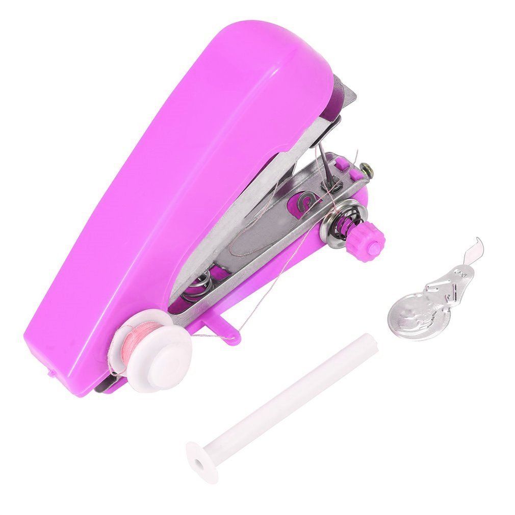 Mini Portable Cordless Hand-held Clothes Sewing Machine Home & Travel Use