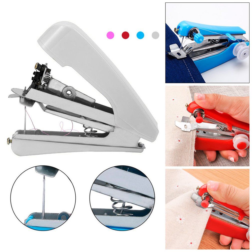 Mini Portable Cordless Hand-held Clothes Sewing Machine Home & Travel Use