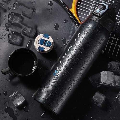 1500ml Stainless Steel Water Bottle Travel Thermos Bottle Large Capacity Portable Outdoor Flask Preservation Drinking Cup