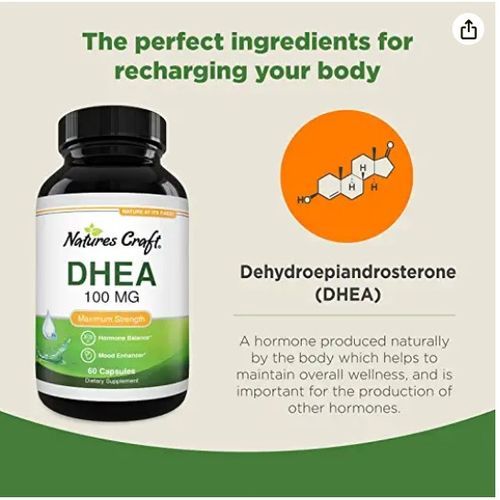 DHEA Supplement For Men And Women - 60ct