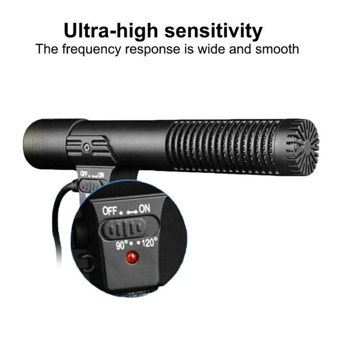 MIC-01 Professional Camera DV 3.5mm External Interview-