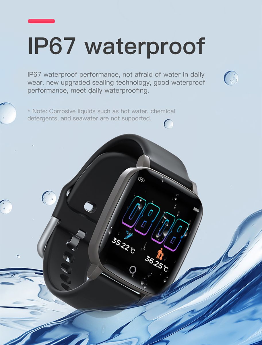 Fashion Women Smart Bracelet Waterproof Sport Fitness Watch