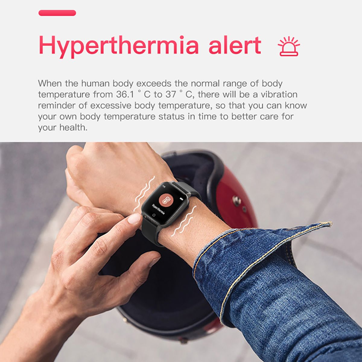 Fashion Women Smart Bracelet Waterproof Sport Fitness Watch