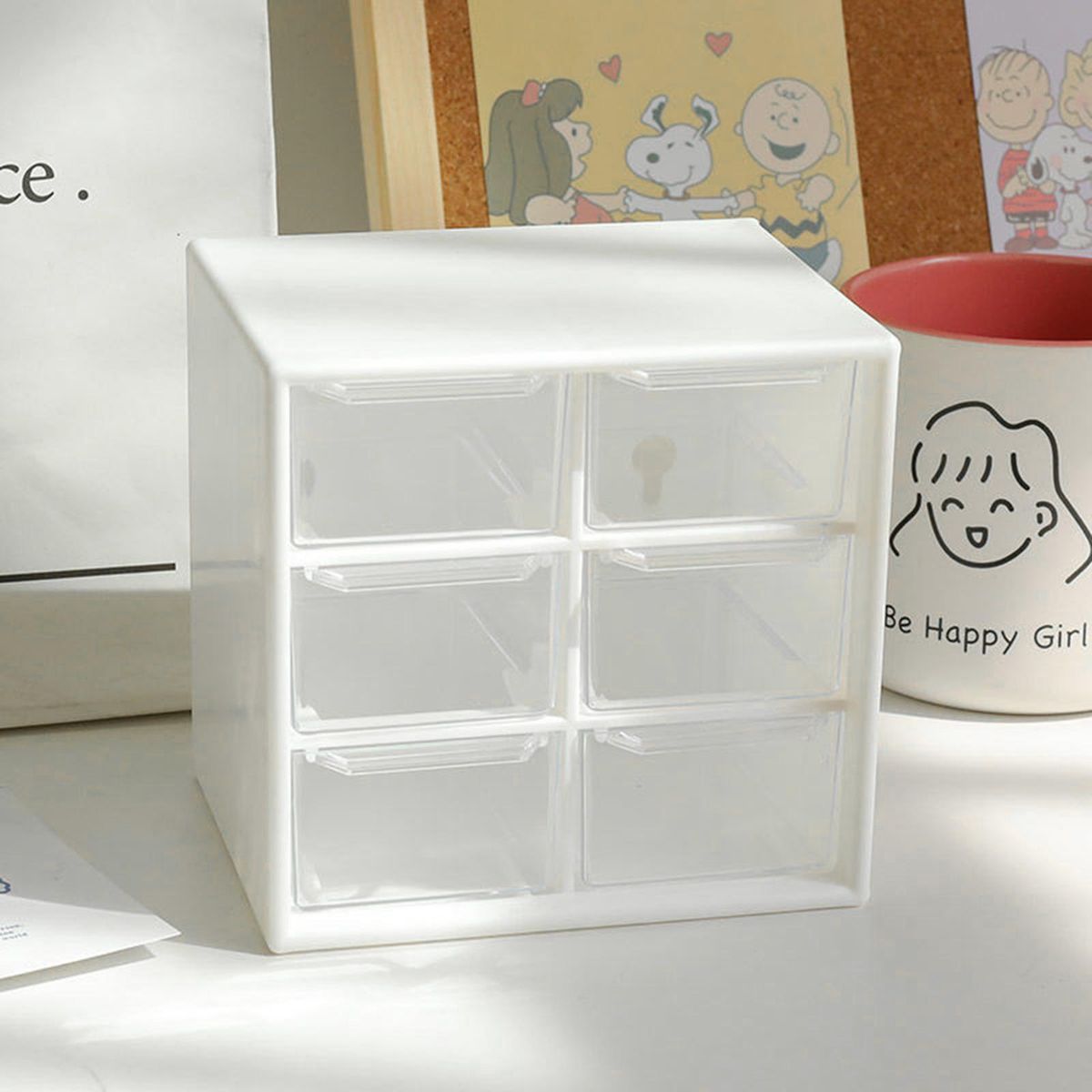 9 Drawer Organizer  Household Underwear Sundries Storage White
