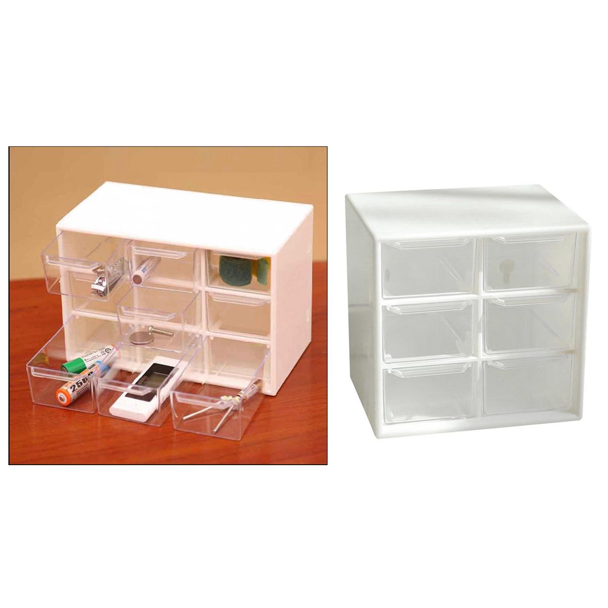 9 Drawer Organizer  Household Underwear Sundries Storage White