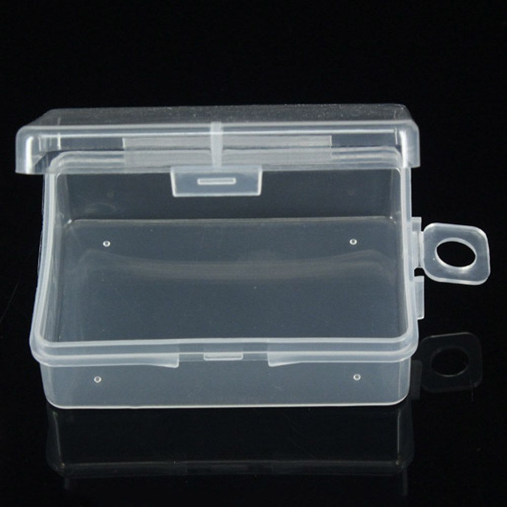 1Pc Clear Plastic Transparent Storage Box Debris Collect-