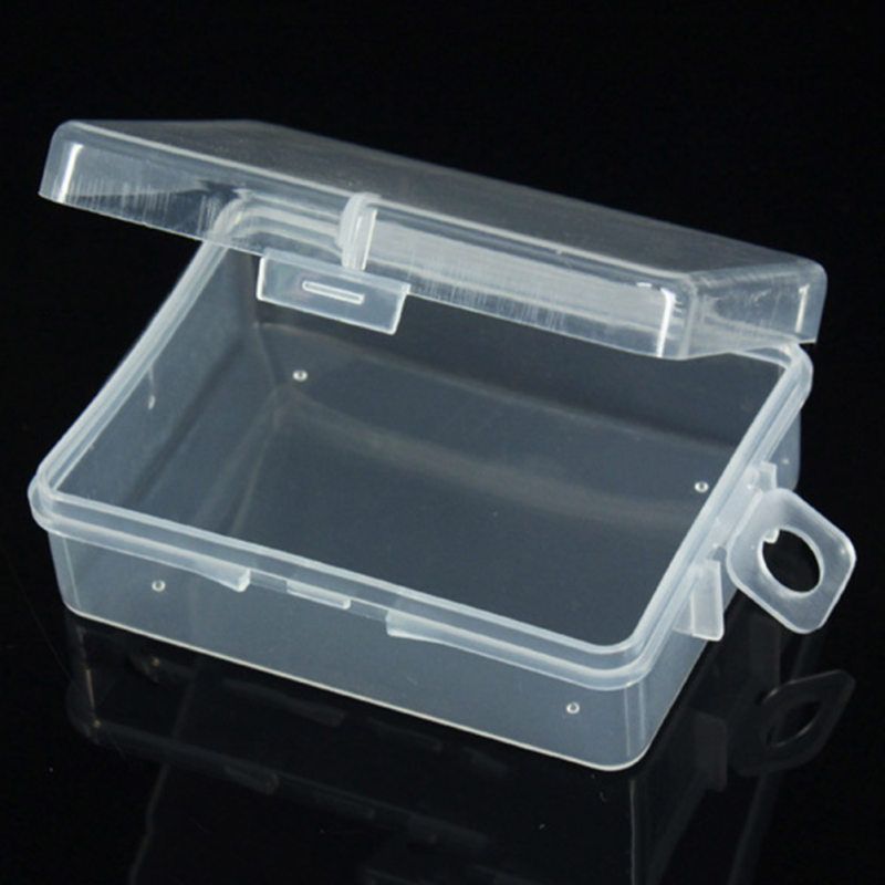 1Pc Clear Plastic Transparent Storage Box Debris Collect-