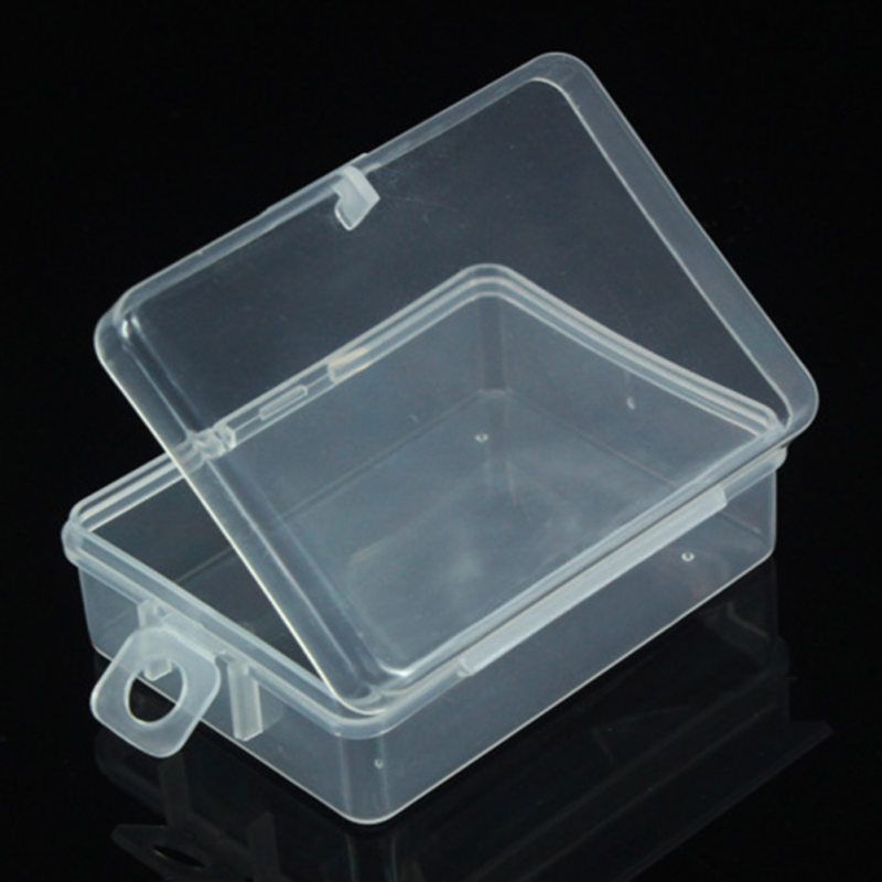 1Pc Clear Plastic Transparent Storage Box Debris Collect-