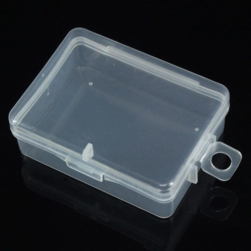 1Pc Clear Plastic Transparent Storage Box Debris Collect-