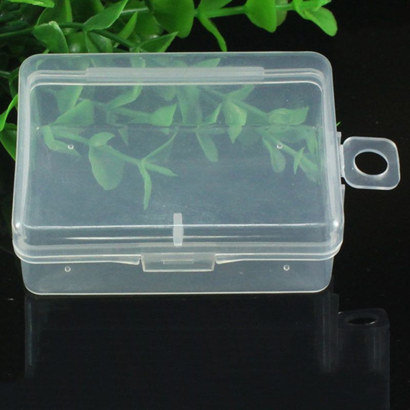 1Pc Clear Plastic Transparent Storage Box Debris Collect-
