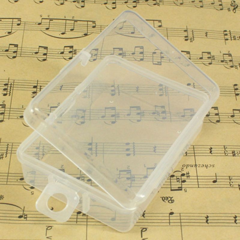 1Pc Clear Plastic Transparent Storage Box Debris Collect-