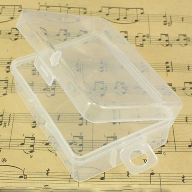 1Pc Clear Plastic Transparent Storage Box Debris Collect-