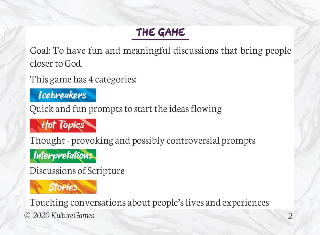 Christian Culture By Kulture Games