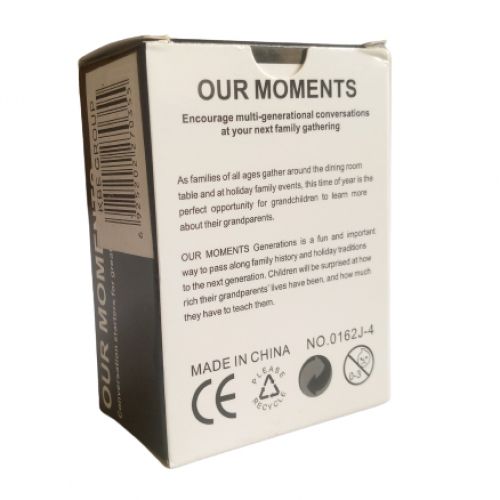 OUR MOMENTS Generations Card Game